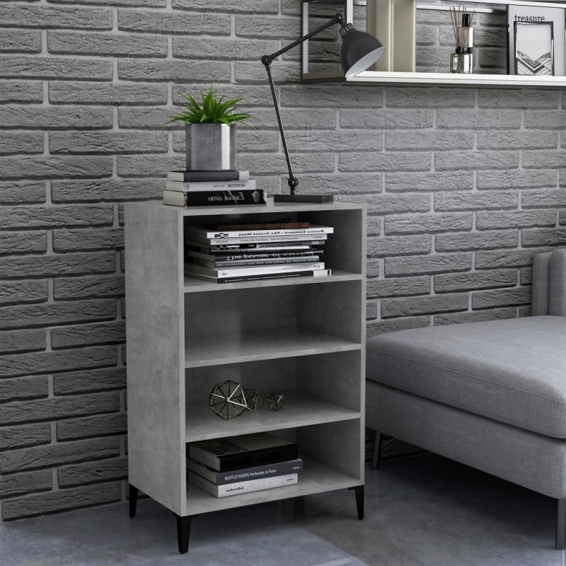 vidaXL Sideboard Betongrau 57x35x90 cm Holzwerkstoff vidaXL Sideboard Betongrau 57x35x90 cm Holzwerkstoff