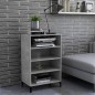 vidaXL Sideboard Betongrau 57x35x90 cm Holzwerkstoff vidaXL Sideboard Betongrau 57x35x90 cm Holzwerkstoff