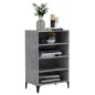 vidaXL Sideboard Betongrau 57x35x90 cm Holzwerkstoff vidaXL Sideboard Betongrau 57x35x90 cm Holzwerkstoff