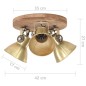 vidaXL Deckenlampe Industriestil 25 W Messing 42x27 cm E27 vidaXL Deckenlampe Industriestil 25 W Messing 42x27 cm E27