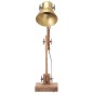 vidaXL Schreibtischlampe Industriestil Messing Rund 58x18x90 cm E27 vidaXL Schreibtischlampe Industriestil Messing Rund 58x18x90 cm E27