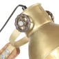 vidaXL Schreibtischlampe Industriestil Messing Rund 58x18x90 cm E27 vidaXL Schreibtischlampe Industriestil Messing Rund 58x18x90 cm E27