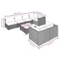 vidaXL 8-tlg. Garten-Lounge-Set mit Kissen Schwarz Poly Rattan vidaXL 8-tlg. Garten-Lounge-Set mit Kissen Schwarz Poly Rattan