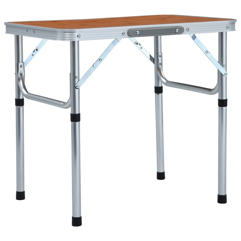 vidaXL Klappbarer Campingtisch Aluminium 60x45 cm vidaXL Klappbarer Campingtisch Aluminium 60x45 cm