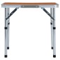 vidaXL Klappbarer Campingtisch Aluminium 60x45 cm vidaXL Klappbarer Campingtisch Aluminium 60x45 cm