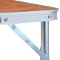 vidaXL Klappbarer Campingtisch Aluminium 60x45 cm vidaXL Klappbarer Campingtisch Aluminium 60x45 cm