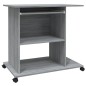 vidaXL Schreibtisch Grau Sonoma 80x50x75 cm Holzwerkstoff vidaXL Schreibtisch Grau Sonoma 80x50x75 cm Holzwerkstoff
