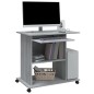 vidaXL Schreibtisch Grau Sonoma 80x50x75 cm Holzwerkstoff vidaXL Schreibtisch Grau Sonoma 80x50x75 cm Holzwerkstoff