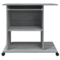 vidaXL Schreibtisch Grau Sonoma 80x50x75 cm Holzwerkstoff vidaXL Schreibtisch Grau Sonoma 80x50x75 cm Holzwerkstoff