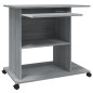 vidaXL Schreibtisch Grau Sonoma 80x50x75 cm Holzwerkstoff vidaXL Schreibtisch Grau Sonoma 80x50x75 cm Holzwerkstoff