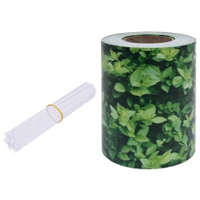vidaXL Garten-Sichtschutz PVC 70x0,19 m Grün