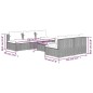 vidaXL 6-tlg. Garten-Lounge-Set mit Kissen Poly Rattan Schwarz vidaXL 6-tlg. Garten-Lounge-Set mit Kissen Poly Rattan Schwarz