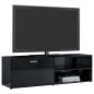vidaXL TV-Schrank Hochglanz-Schwarz 120x34x37 cm Holzwerkstoff vidaXL TV-Schrank Hochglanz-Schwarz 120x34x37 cm Holzwerkstoff