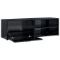 vidaXL TV-Schrank Hochglanz-Schwarz 120x34x37 cm Holzwerkstoff vidaXL TV-Schrank Hochglanz-Schwarz 120x34x37 cm Holzwerkstoff