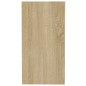 vidaXL Beistelltisch Weiß und Sonoma-Eiche 50x26x50 cm Holzwerkstoff vidaXL Beistelltisch Weiß und Sonoma-Eiche 50x26x50 cm Holzwerkstoff