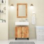 vidaXL Spiegel 70x50 cm Massivholz Akazie und Glas vidaXL Spiegel 70x50 cm Massivholz Akazie und Glas