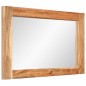 vidaXL Spiegel 70x50 cm Massivholz Akazie und Glas vidaXL Spiegel 70x50 cm Massivholz Akazie und Glas