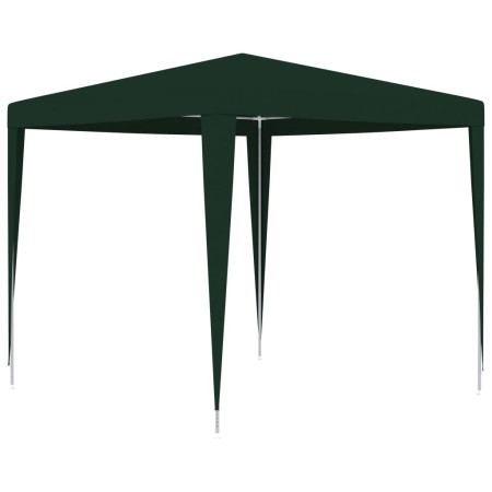 vidaXL Profi-Partyzelt 2,5×2,5 m Grün 90 g/m² 