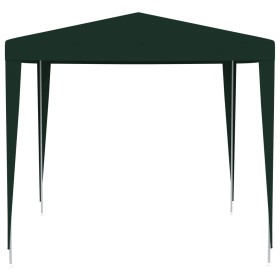 vidaXL Profi-Partyzelt 2,5×2,5 m Grün 90 g/m² 