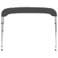 vidaXL 3-Bow Bimini Top Anthrazit 183x140x137 cm vidaXL 3-Bow Bimini Top Anthrazit 183x140x137 cm