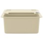 vidaXL Granitspüle Doppelbecken Beige vidaXL Granitspüle Doppelbecken Beige