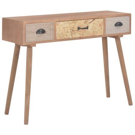 vidaXL Konsolentisch mit 3 Schubladen 100x30x73 cm Massivholz Kiefer