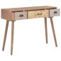 vidaXL Konsolentisch mit 3 Schubladen 100x30x73 cm Massivholz Kiefer vidaXL Konsolentisch mit 3 Schubladen 100x30x73 cm Massivholz Kiefer
