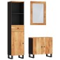 vidaXL 3-tlg. Badmöbel-Set Massivholz Akazie vidaXL 3-tlg. Badmöbel-Set Massivholz Akazie