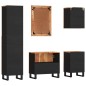 vidaXL 5-tlg. Badmöbel-Set Massivholz Akazie vidaXL 5-tlg. Badmöbel-Set Massivholz Akazie