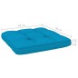 vidaXL Gartenstühle 2 Stk. mit Blauen Kissen Kiefer Imprägniert vidaXL Gartenstühle 2 Stk. mit Blauen Kissen Kiefer Imprägniert
