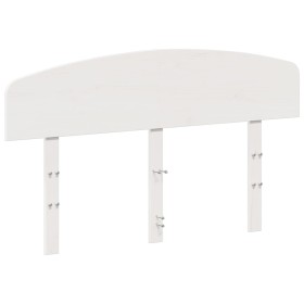 vidaXL Kopfteil Weiß 120 cm Massivholz Kiefer