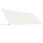 vidaXL Einziehbare Markise 400×150 cm Creme vidaXL Einziehbare Markise 400×150 cm Creme