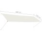 vidaXL Einziehbare Markise 400×150 cm Creme vidaXL Einziehbare Markise 400×150 cm Creme
