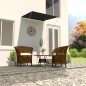 vidaXL Einziehbare Markise 100×150 cm Anthrazit vidaXL Einziehbare Markise 100×150 cm Anthrazit