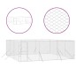 vidaXL Outdoor-Hundezwinger Silbern 6x6x2 m Verzinkter Stahl vidaXL Outdoor-Hundezwinger Silbern 6x6x2 m Verzinkter Stahl