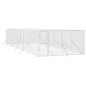 vidaXL Outdoor-Hundezwinger Silbern 4x12x2 m Verzinkter Stahl vidaXL Outdoor-Hundezwinger Silbern 4x12x2 m Verzinkter Stahl