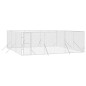 vidaXL Outdoor-Hundezwinger Silbern 6x6x2 m Verzinkter Stahl vidaXL Outdoor-Hundezwinger Silbern 6x6x2 m Verzinkter Stahl