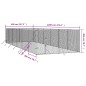 vidaXL Outdoor-Hundezwinger Silbern 4x12x2 m Verzinkter Stahl vidaXL Outdoor-Hundezwinger Silbern 4x12x2 m Verzinkter Stahl