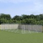 vidaXL Outdoor-Hundezwinger Silbern 6x14x2 m Verzinkter Stahl vidaXL Outdoor-Hundezwinger Silbern 6x14x2 m Verzinkter Stahl