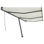 vidaXL Standmarkise Manuell Einziehbar 600x350 cm Creme