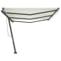 vidaXL Standmarkise Manuell Einziehbar 600x350 cm Creme