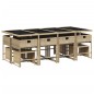 vidaXL 13-tlg. Garten-Essgruppe mit Kissen Beigemischung Poly Rattan vidaXL 13-tlg. Garten-Essgruppe mit Kissen Beigemischung Poly Rattan
