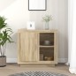 vidaXL Sideboard Sonoma-Eiche 80x40x75 cm vidaXL Sideboard Sonoma-Eiche 80x40x75 cm