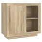 vidaXL Sideboard Sonoma-Eiche 80x40x75 cm vidaXL Sideboard Sonoma-Eiche 80x40x75 cm