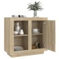vidaXL Sideboard Sonoma-Eiche 80x40x75 cm vidaXL Sideboard Sonoma-Eiche 80x40x75 cm