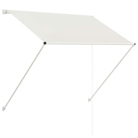 vidaXL Einziehbare Markise 100×150 cm Creme