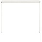 vidaXL Einziehbare Markise 100×150 cm Creme vidaXL Einziehbare Markise 100×150 cm Creme