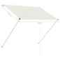 vidaXL Einziehbare Markise 100×150 cm Creme vidaXL Einziehbare Markise 100×150 cm Creme