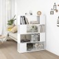 vidaXL Bücherregal Raumteiler Weiß 100x24x124 cm vidaXL Bücherregal Raumteiler Weiß 100x24x124 cm