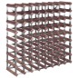 vidaXL Weinregal für 72 Flaschen Braun Massivholz Kiefer vidaXL Weinregal für 72 Flaschen Braun Massivholz Kiefer